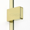 NEW TRENDY Parawan nawannowy Eventa Gold Shine 80x150, jednoelementowy, wspornik skośny EXK-4895